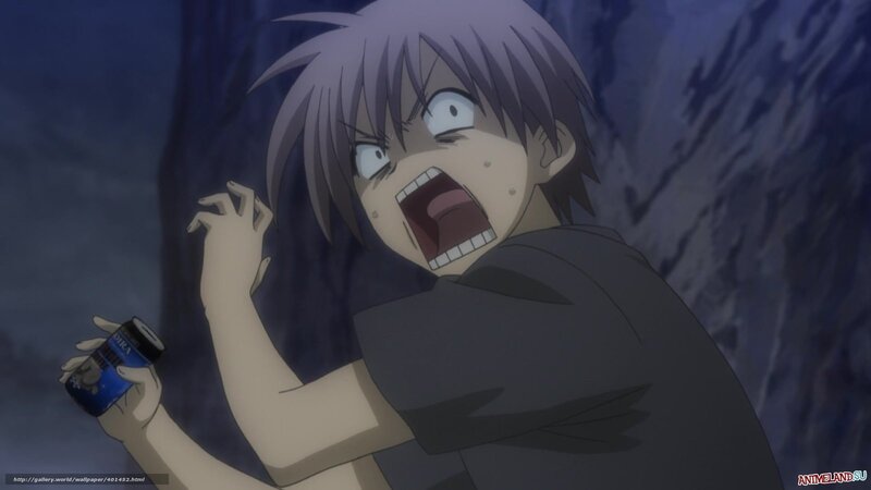 anime character screaming in fear