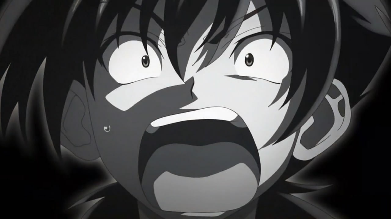 anime character screaming in shock