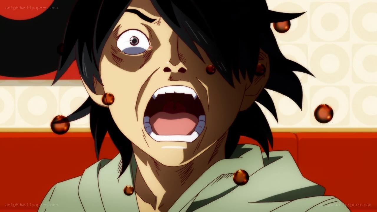 anime character screaming in shock
