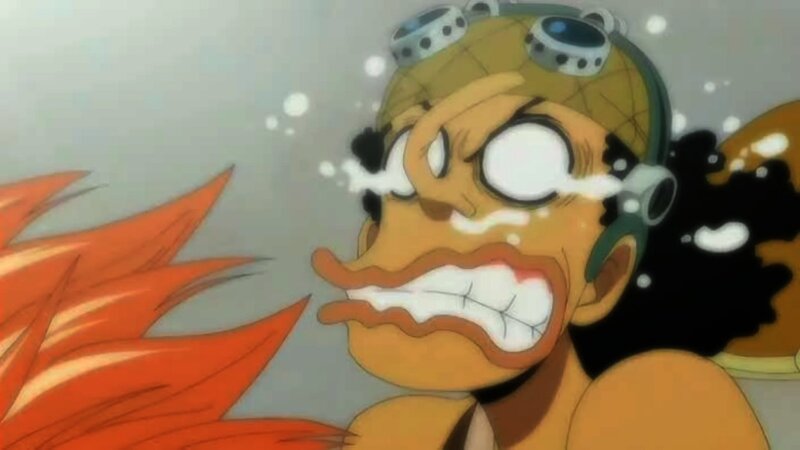 Anime Character Screaming — Orange, Intense