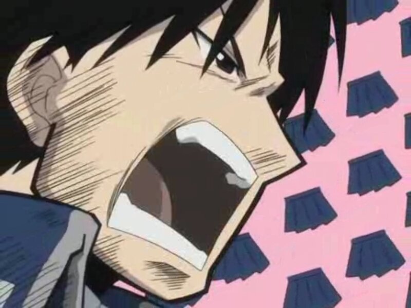 Anime Character Screaming — Pink