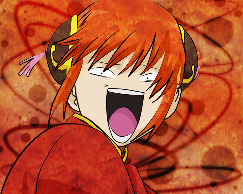 Anime Character Screaming — Red, Intense