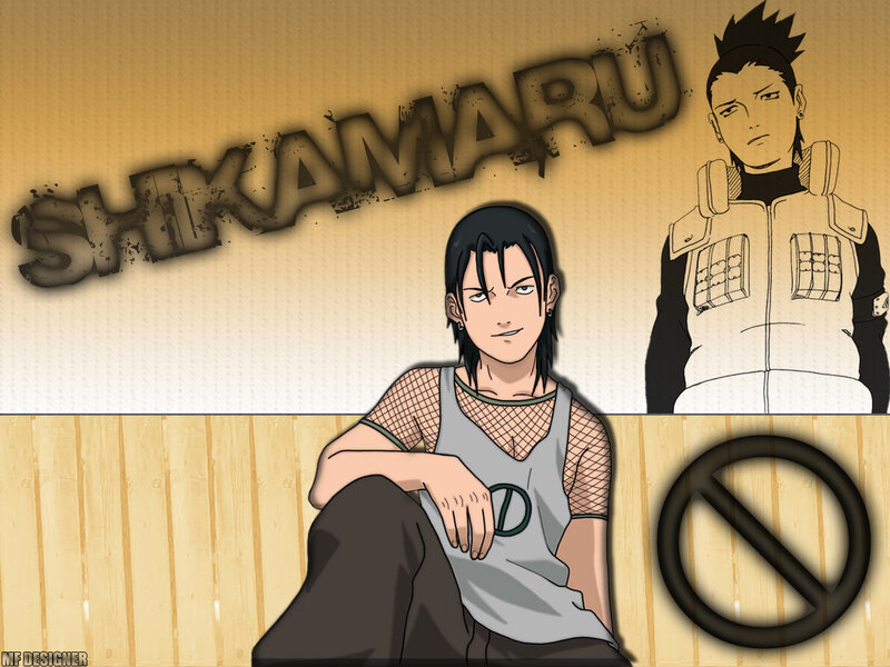Anime Character Shikamaru — Brown