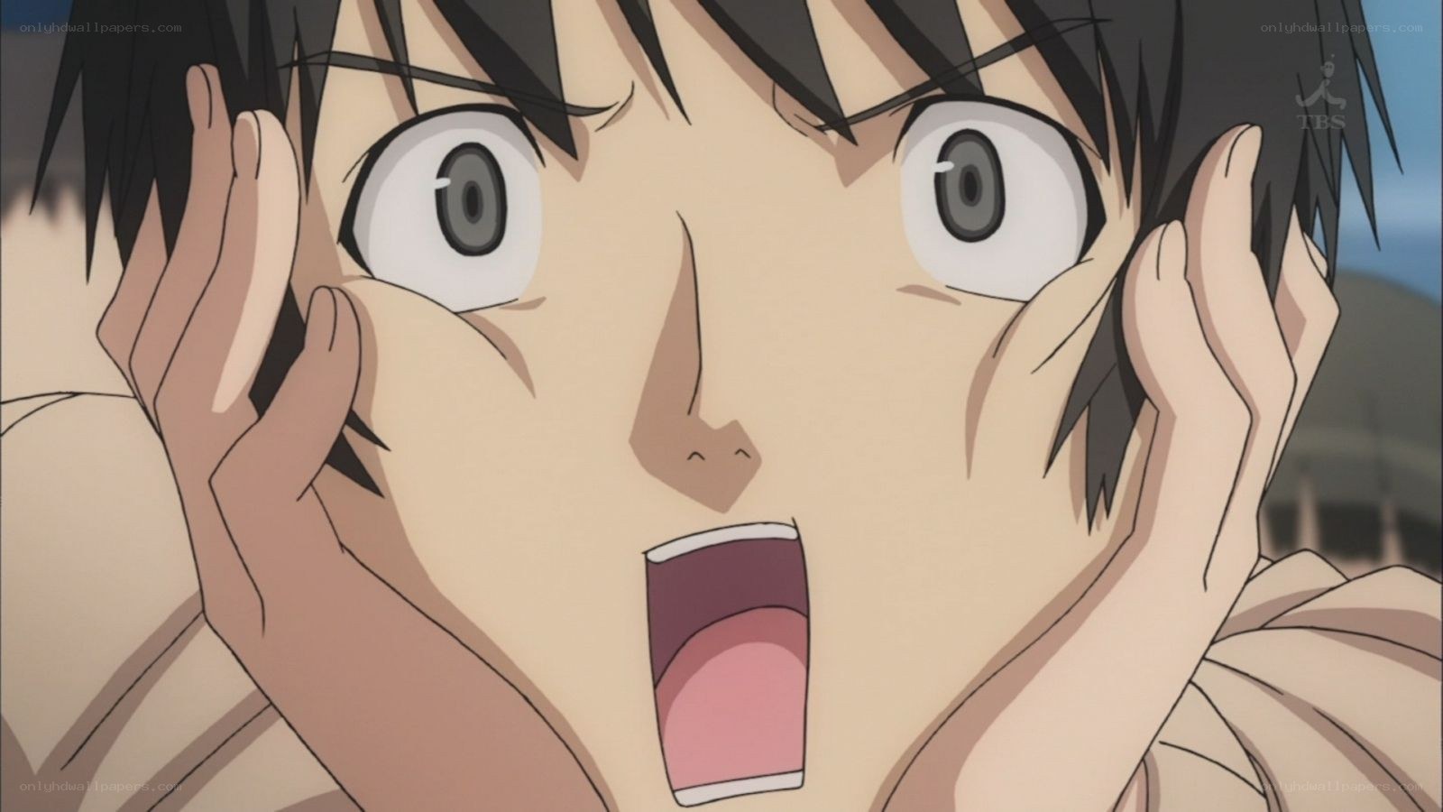 anime character shocked face