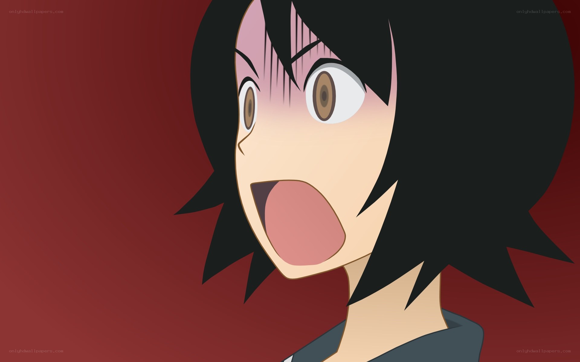 anime character shocked face