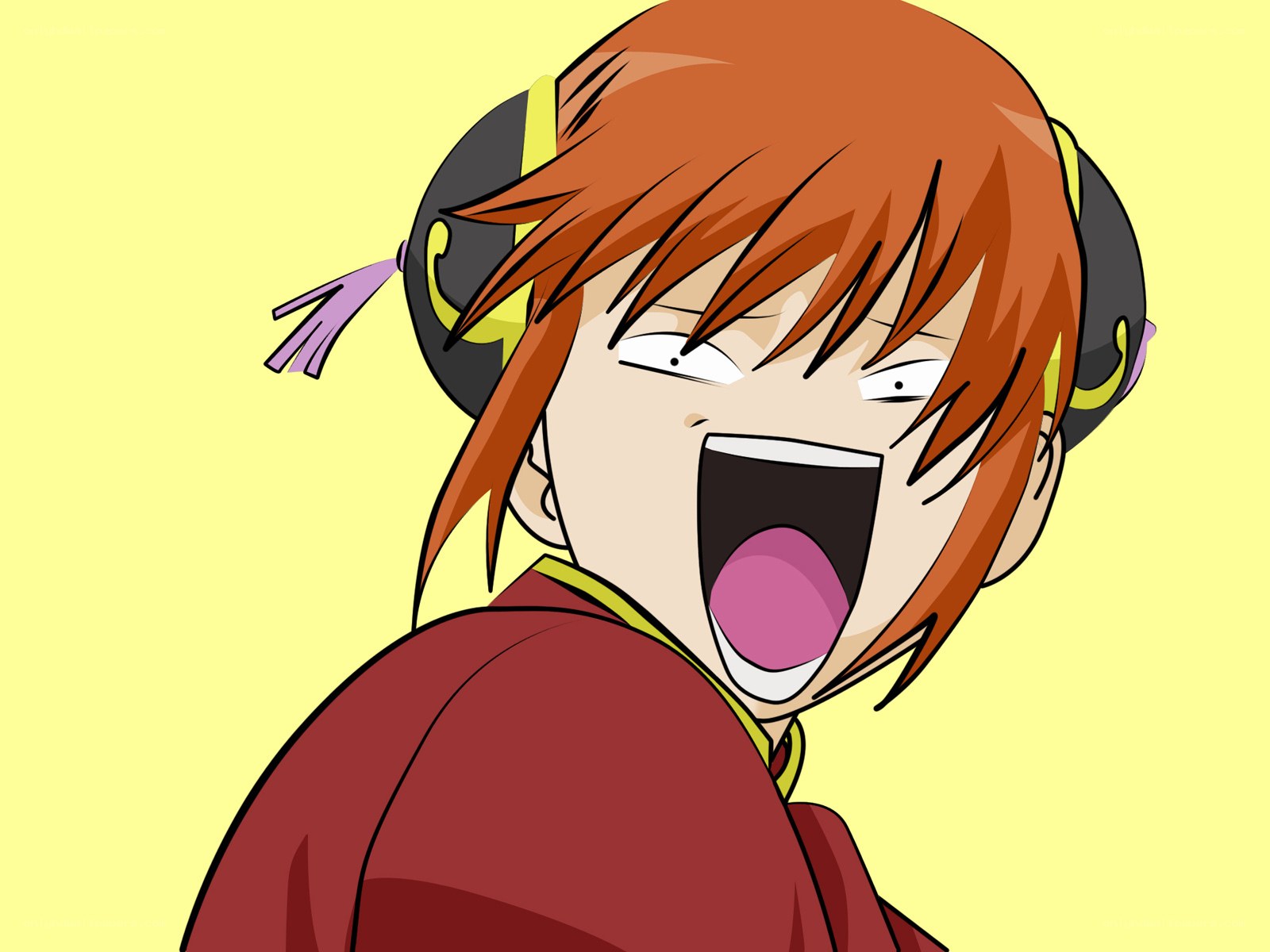 anime character shouting