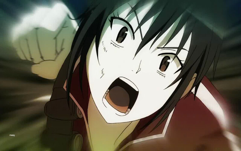 Anime Character Shouting — Black