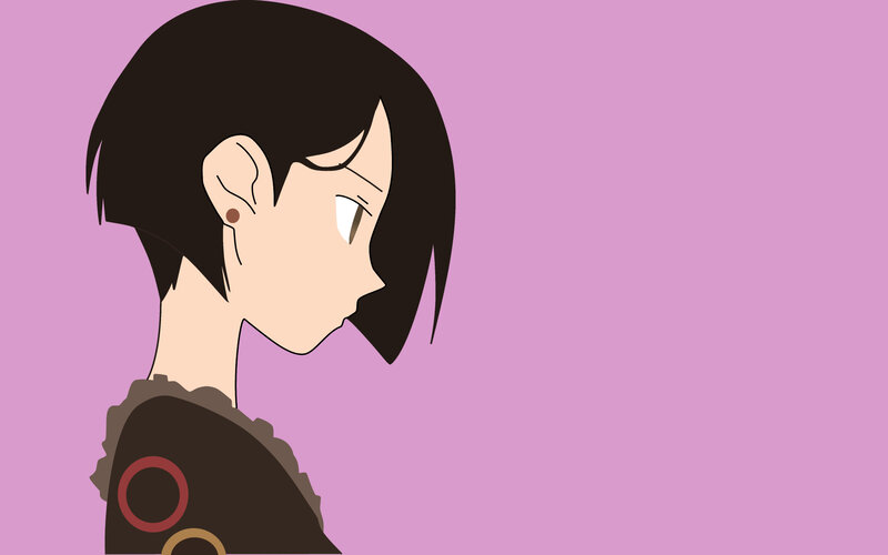 anime character side profile