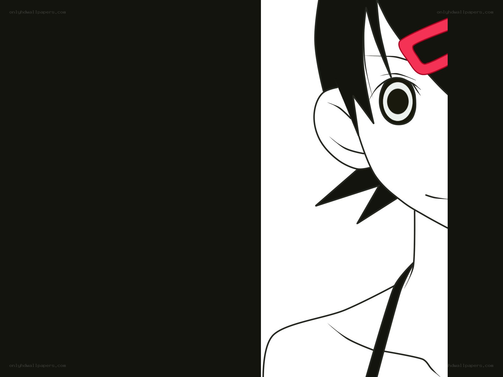 anime character side profile