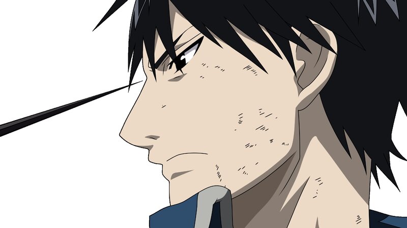 anime character side profile