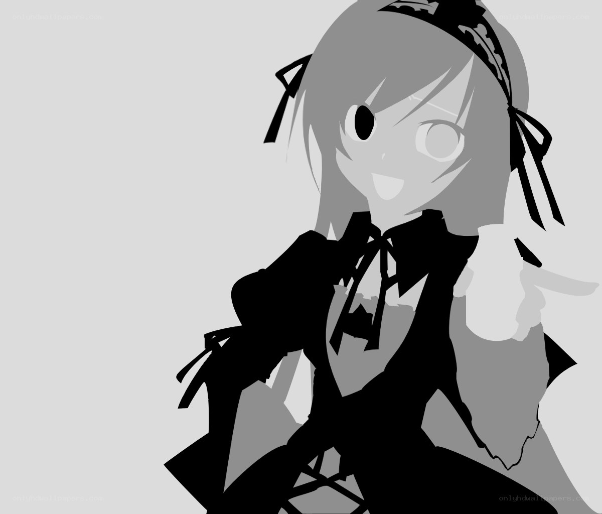 anime character silhouette