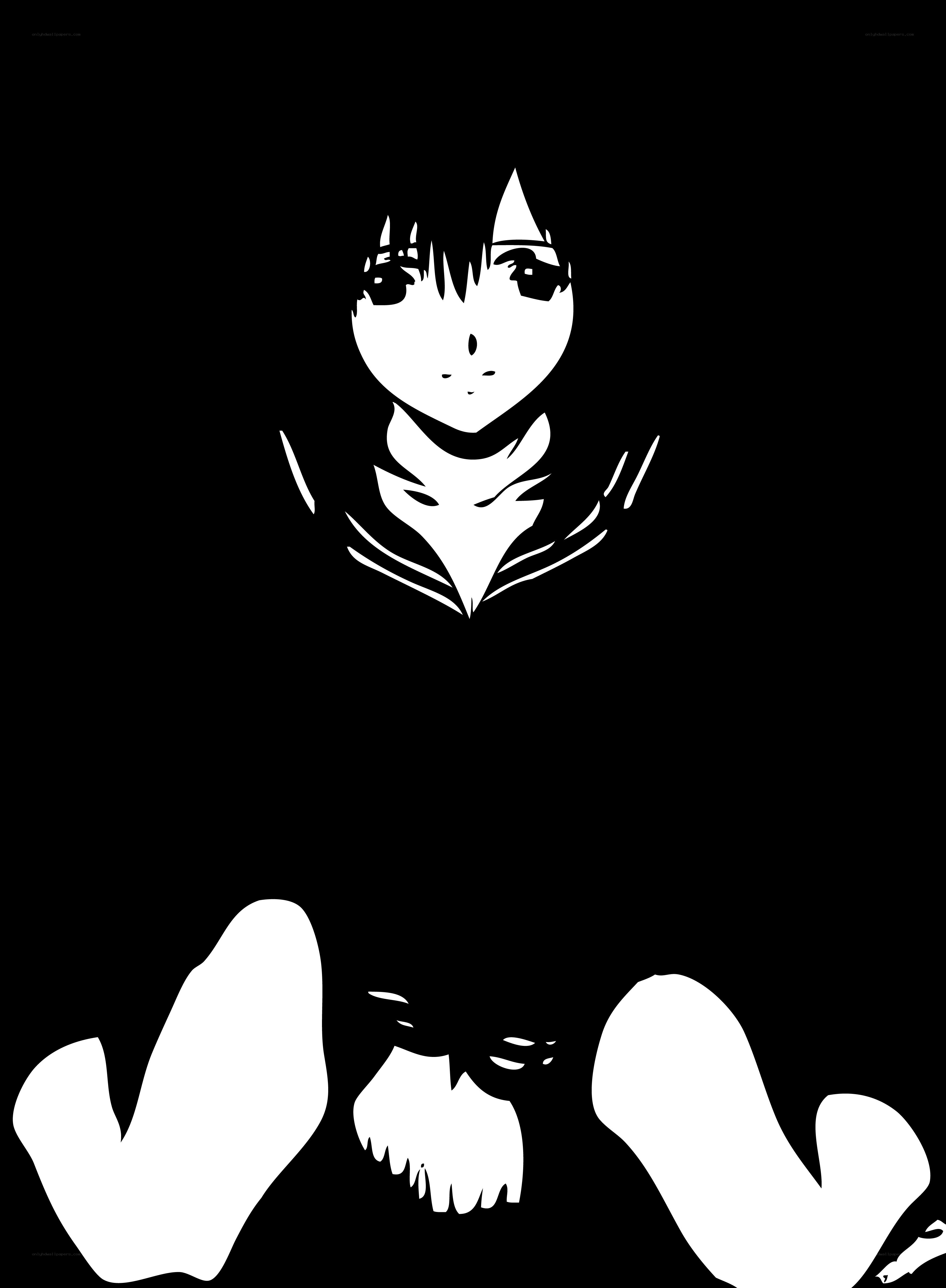 anime character silhouette
