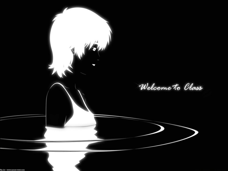 Anime Character Silhouette — Black, Dramatic, Night, Digital Art