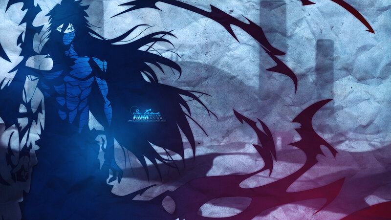 Anime Character Silhouette — Blue