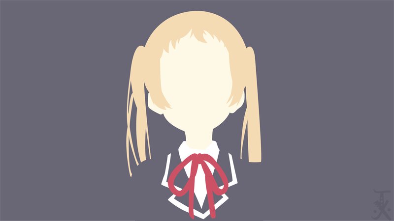 Anime Character Silhouette — Gray