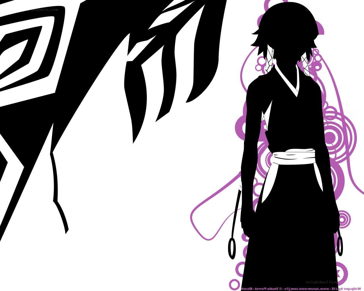 anime character silhouette wallpaper