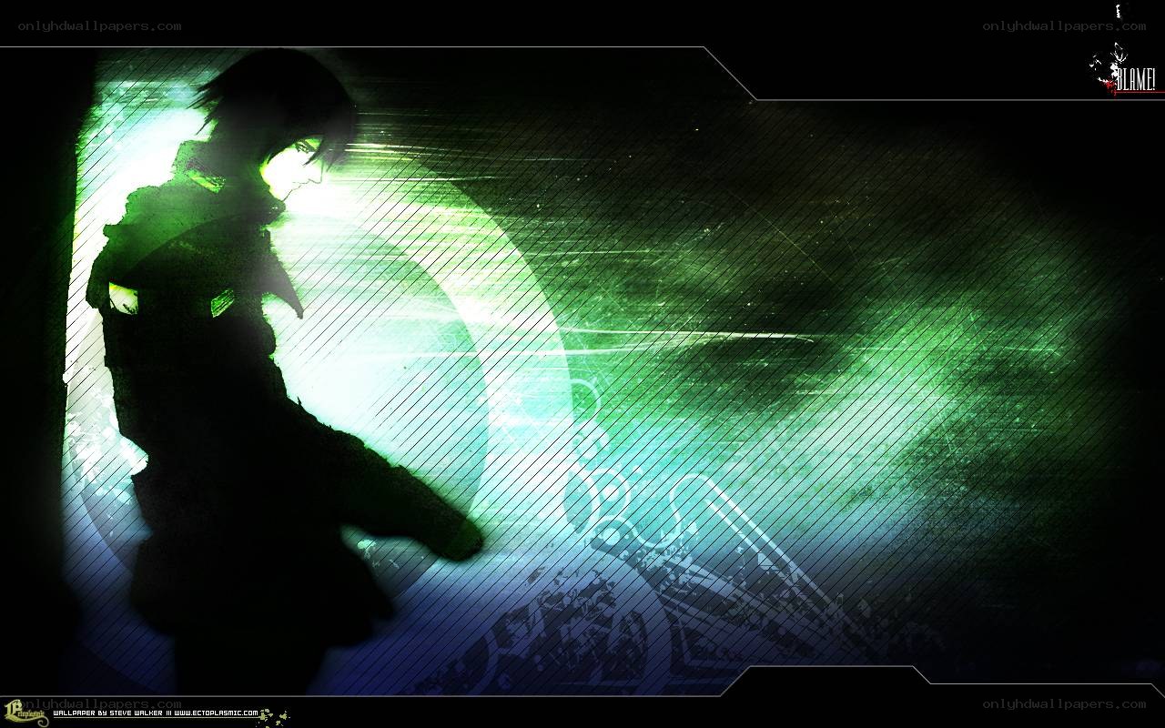 anime character silhouette wallpaper