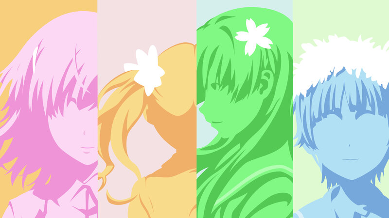 anime character silhouettes