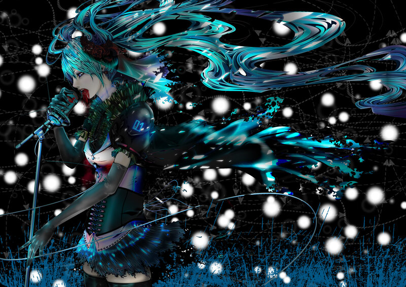 Anime Character Singing — Blue