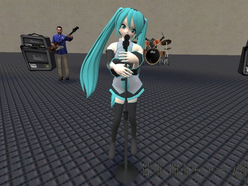 Anime Character Singing — Cyan