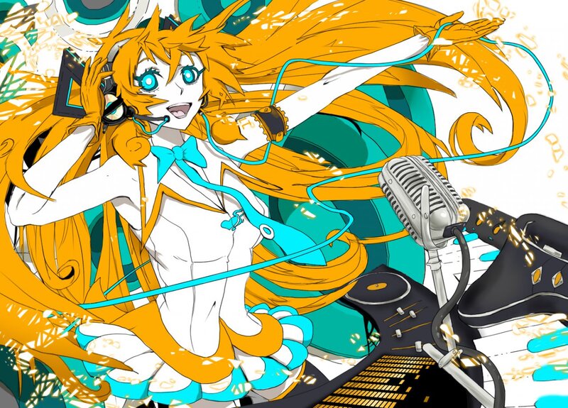 Anime Character Singing — Orange, Energetic