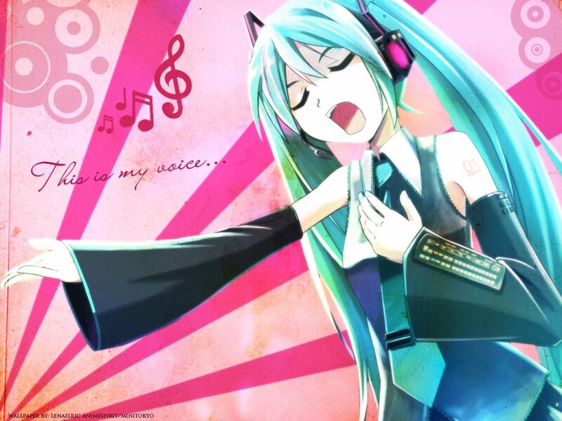 Anime Character Singing — Pink, Energetic