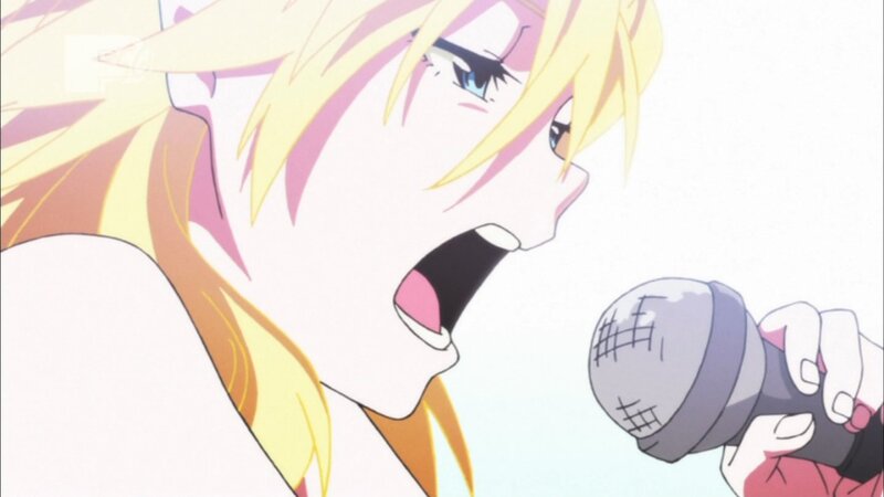 Anime Character Singing — Yellow, Intense