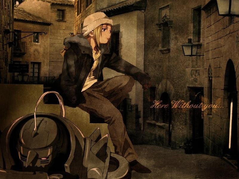 Anime Character Sitting — Brown
