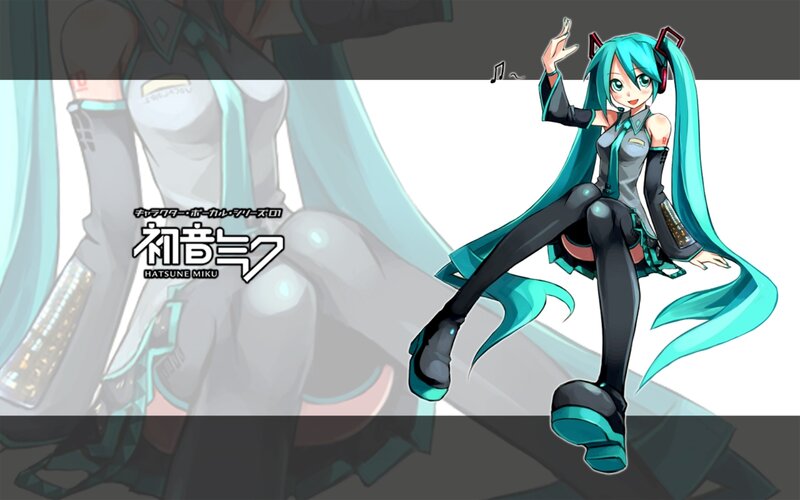 Anime Character Sitting — Cyan
