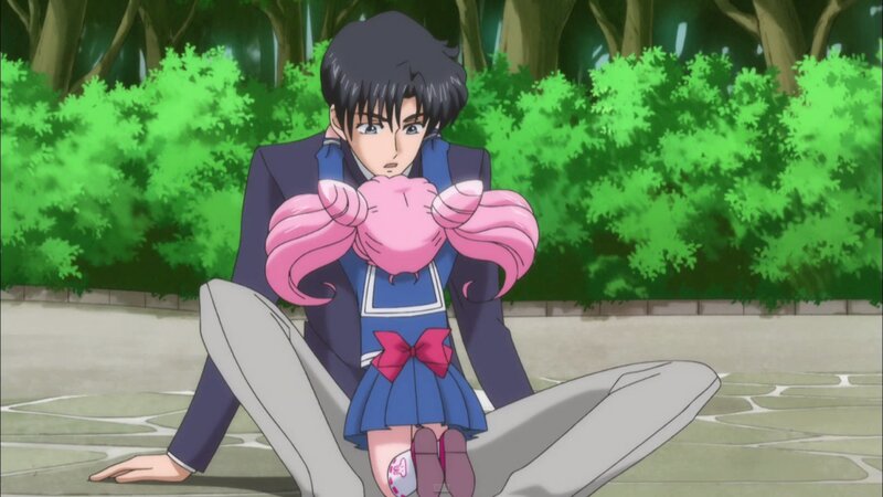 Anime Character Sitting — Green, Calm, Afternoon