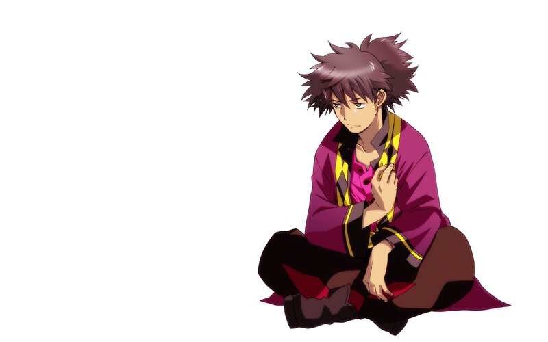 anime character sitting on floor