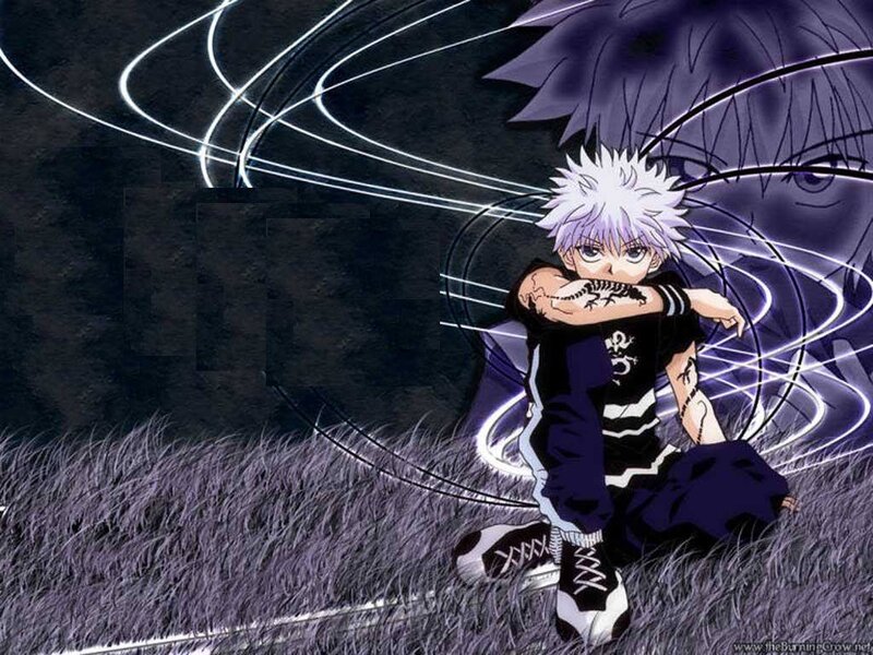 Anime Character Sitting — Purple, Dramatic