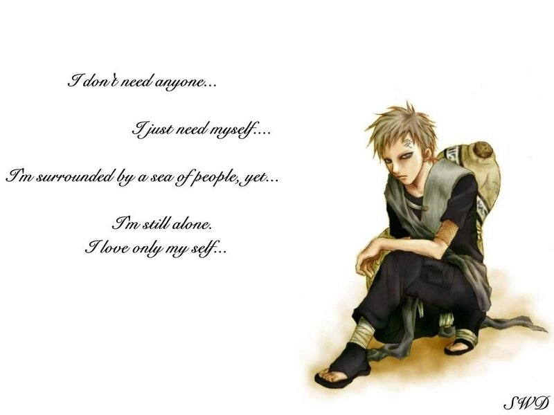 Anime Character Sitting — White, Melancholic