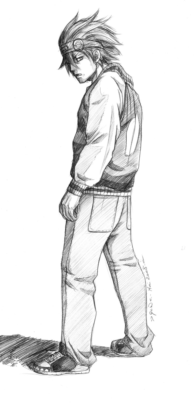 anime character sketch