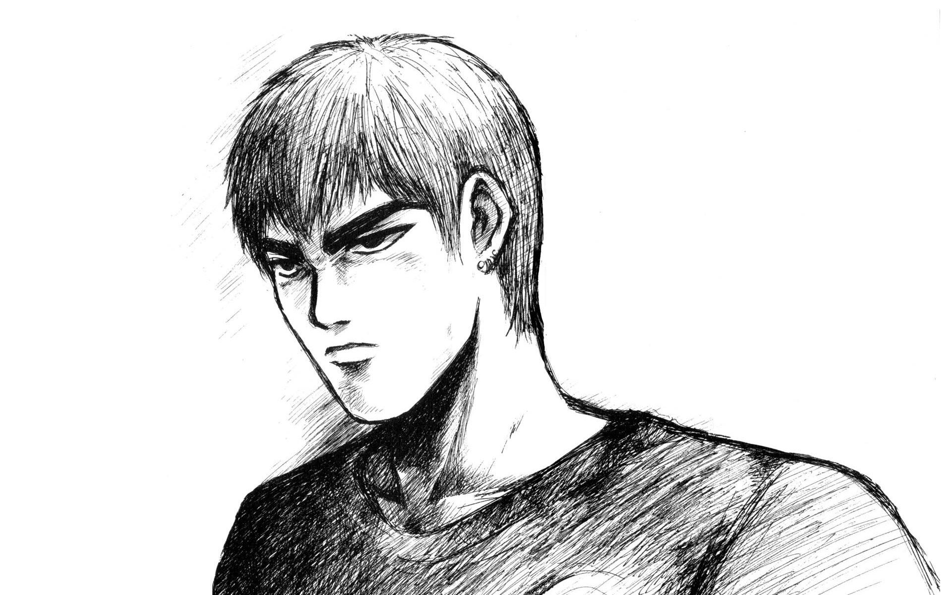 anime character sketch