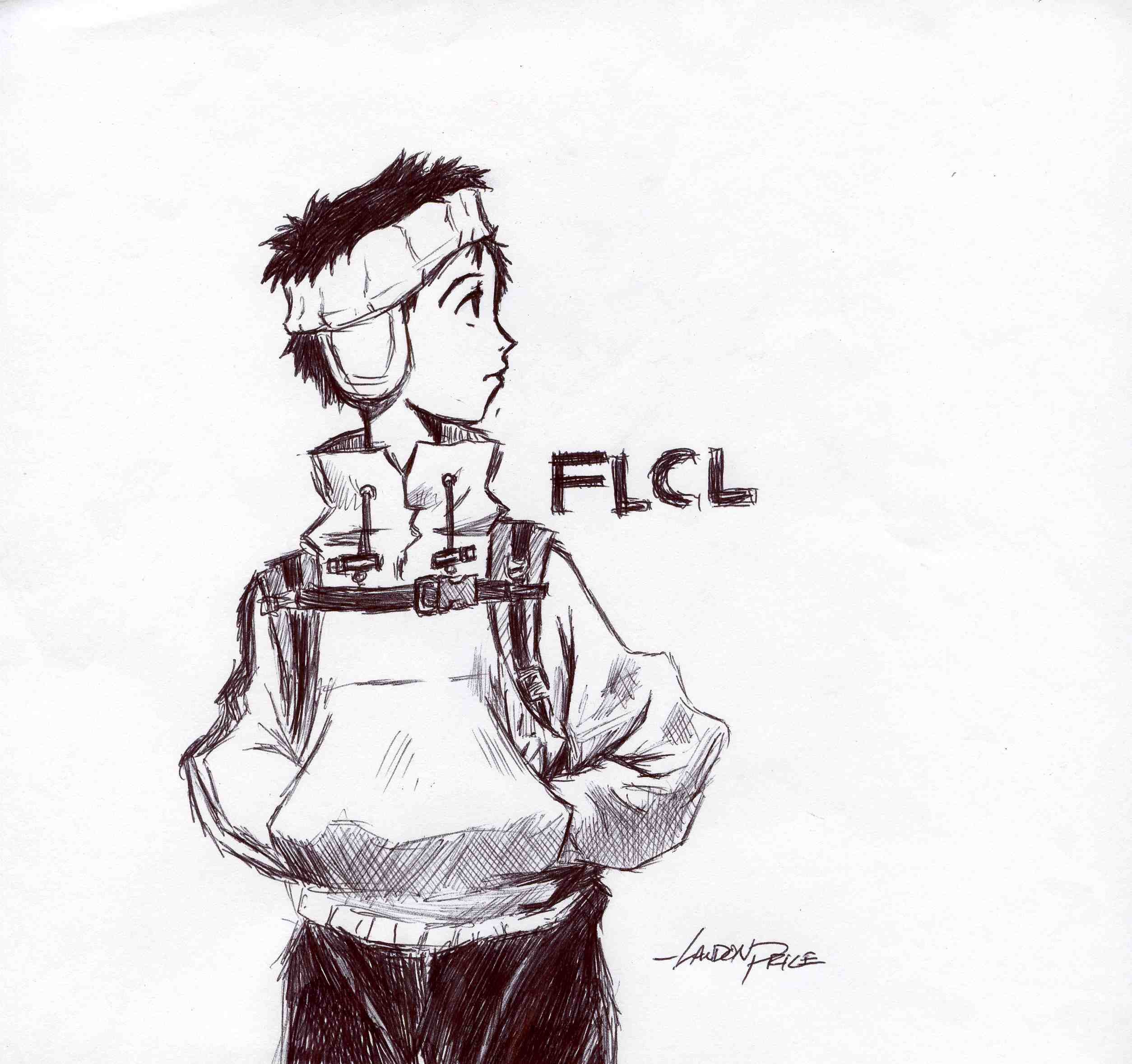 anime character sketch