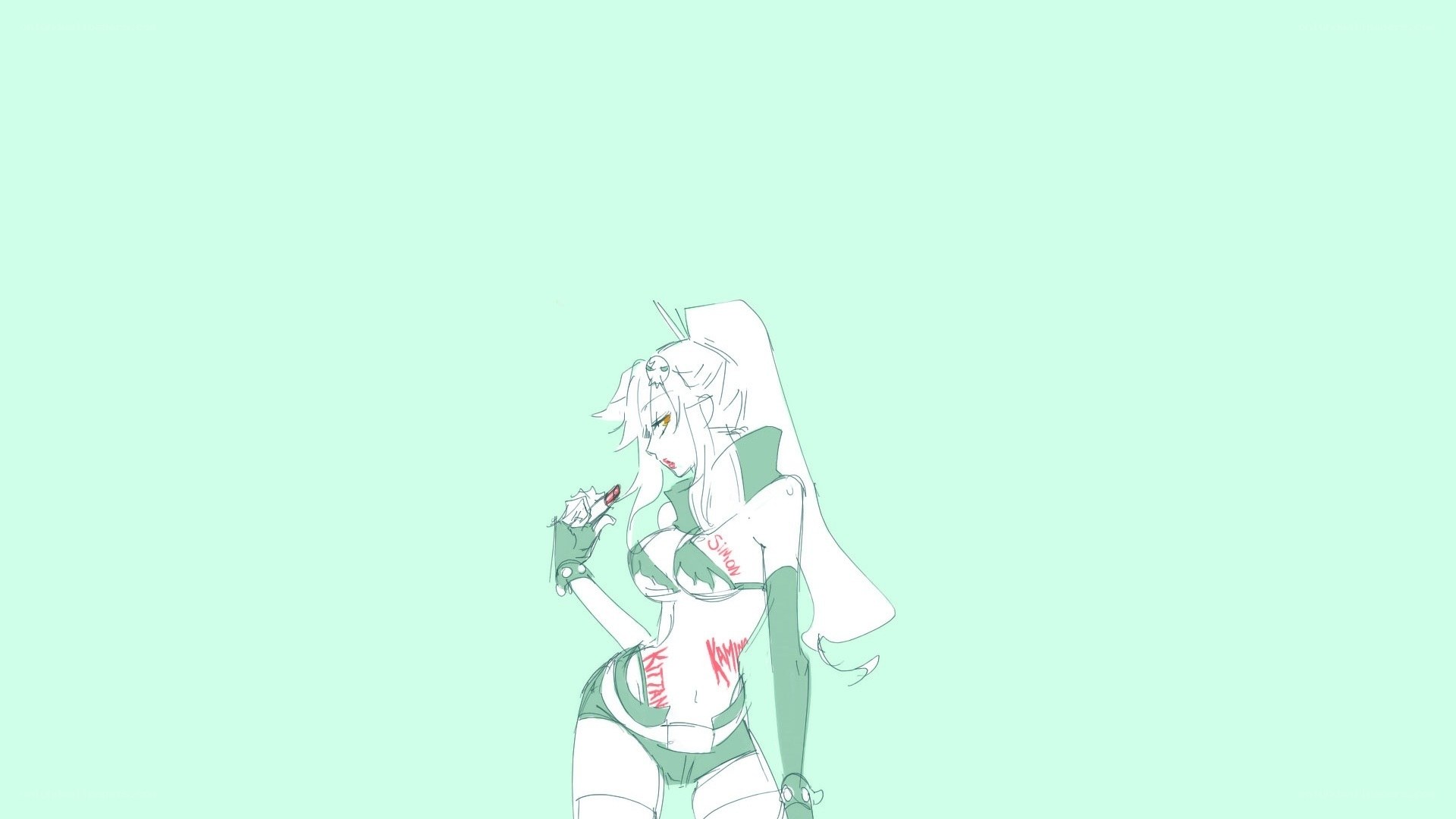anime character sketch