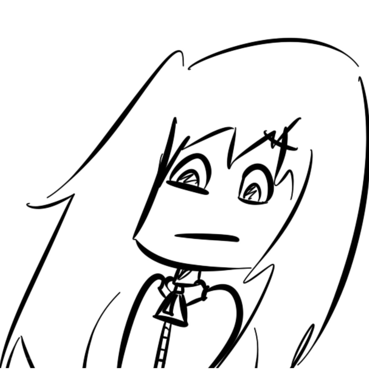 anime character sketch