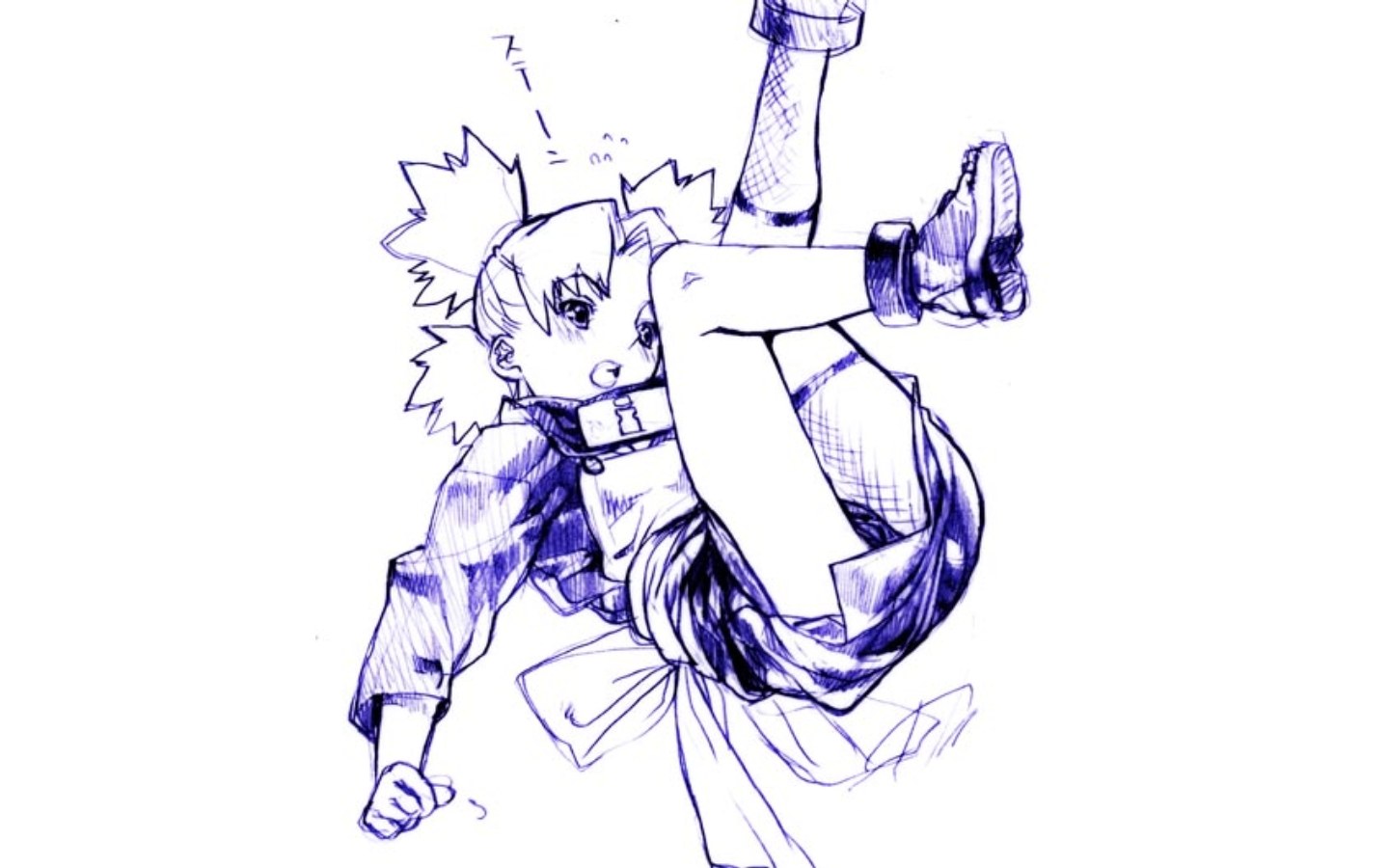 anime character sketch