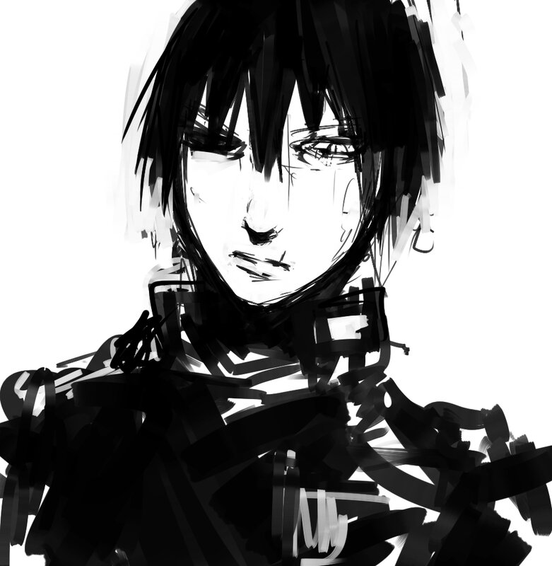 anime character sketch