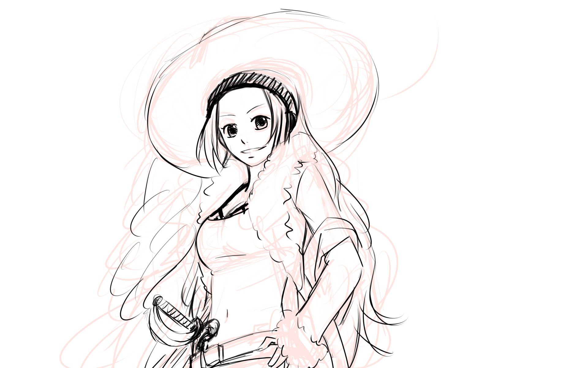 anime character sketch