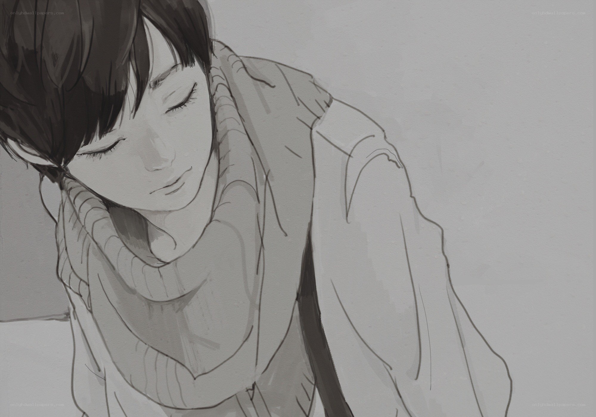 anime character sketch