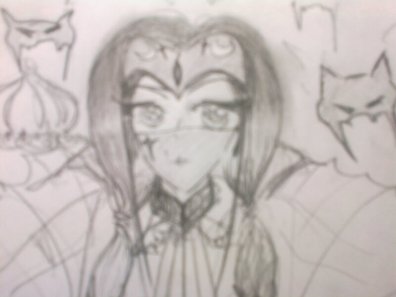 Anime Character Sketch — Gray