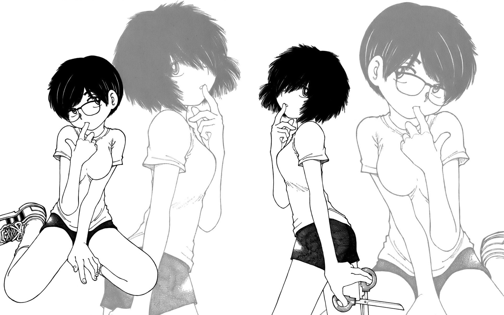 anime character sketch study