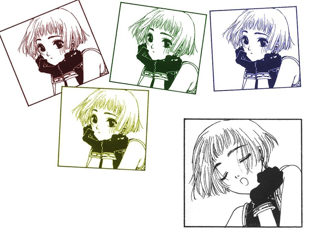 anime character sketches