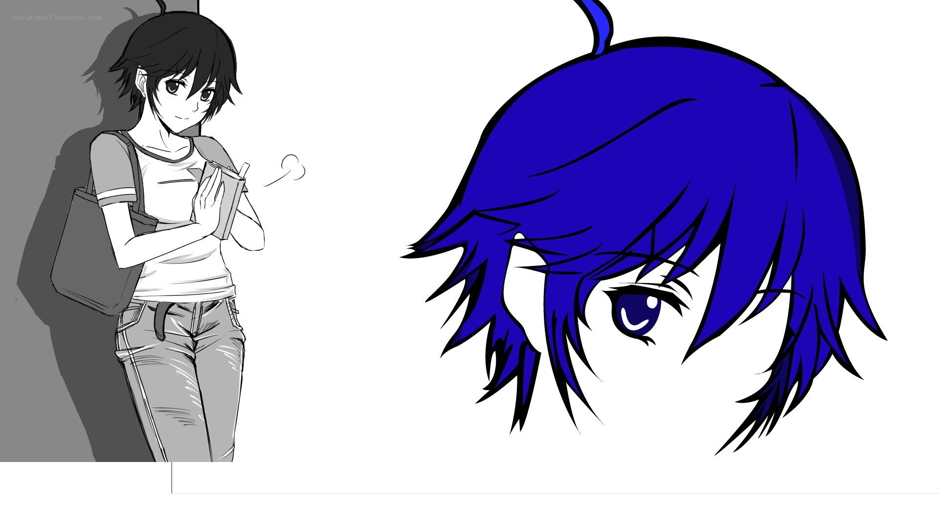 Anime character sketches