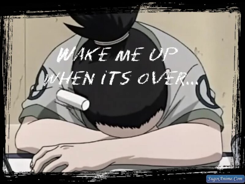 anime character sleeping