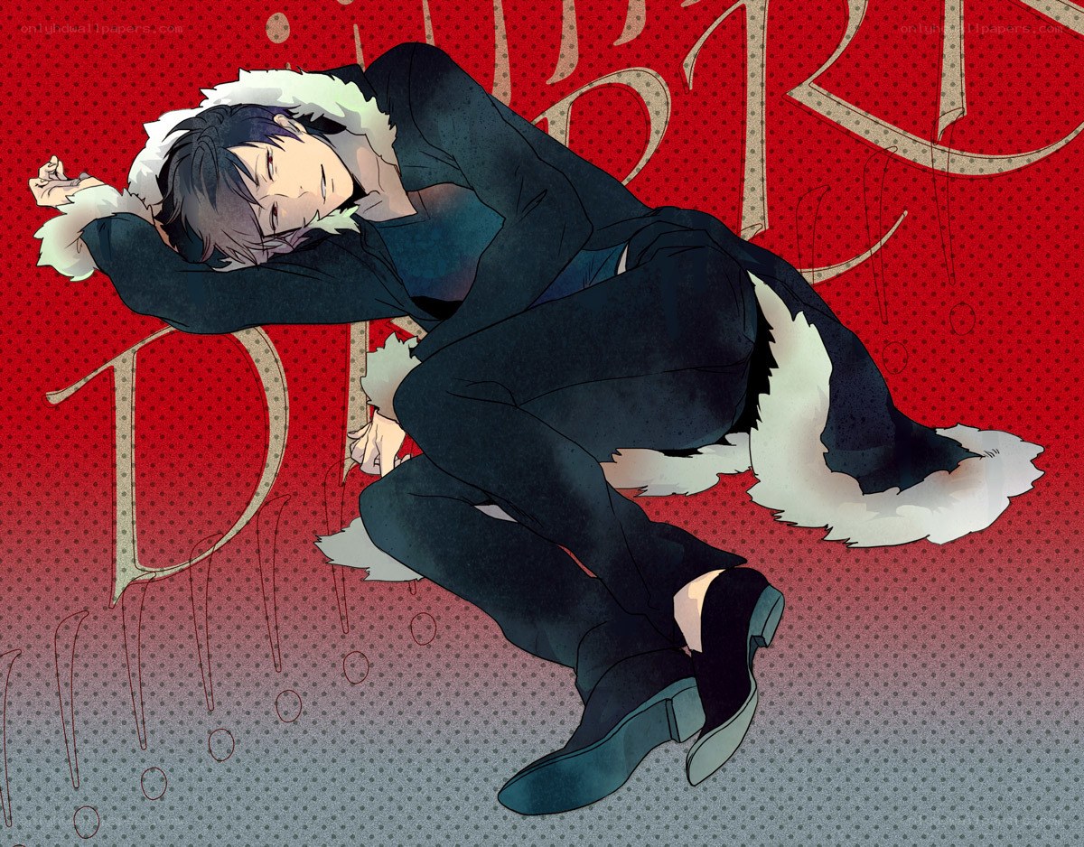 anime character sleeping
