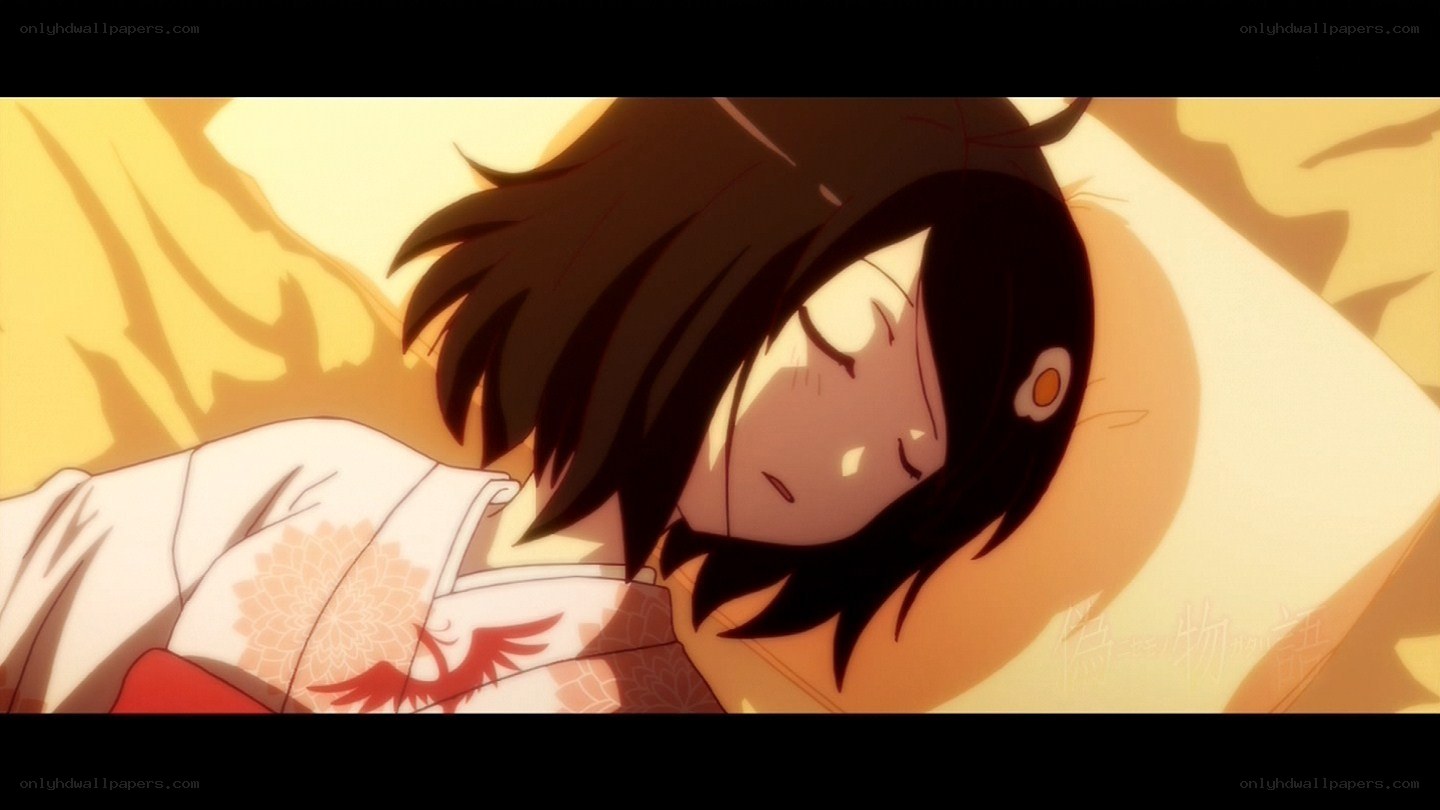 anime character sleeping peacefully