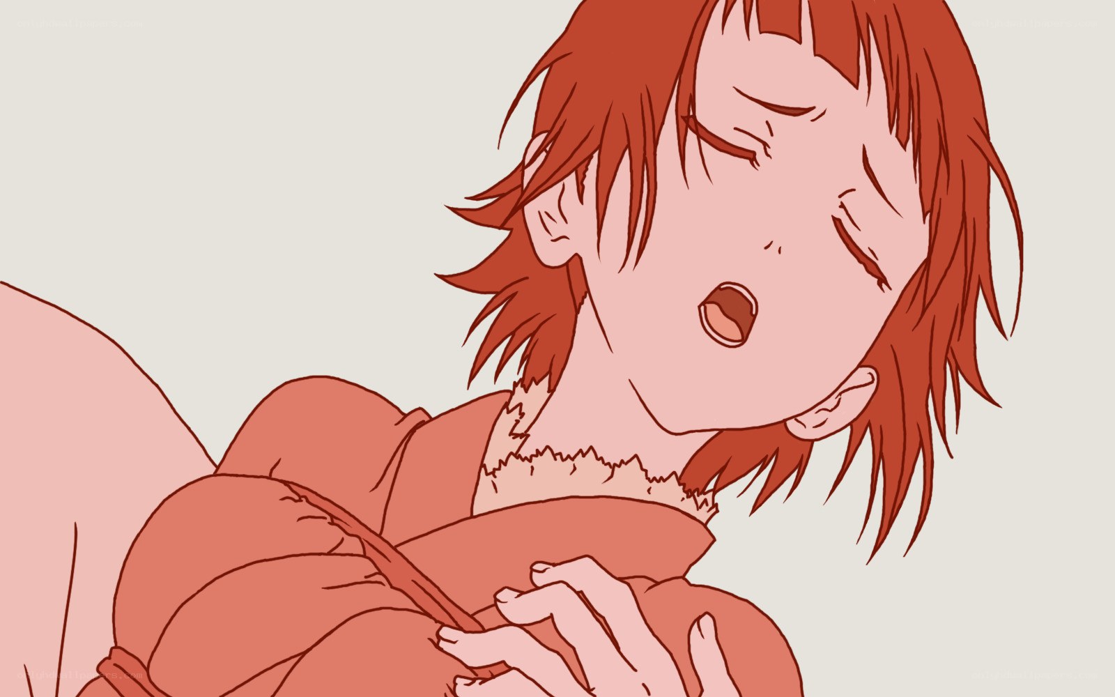 anime character sleeping peacefully